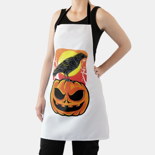Crow Halloween Bird Watcher-Geschenk Schürze (InSitu)
