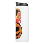 Crow Halloween Bird Watcher-Geschenk Thermosbecher (Nach rechts gedreht)