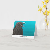 Crow hat sich nicht für diese Karte angemeldet (Gelbe Blume)