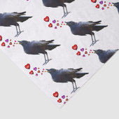 Crow Hearts Tissue Paper Seidenpapier (Ausschnitt)
