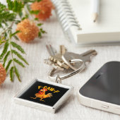 Crow Humor F-Caw-F Gothic Funny Retro Cool Schlüsselanhänger (Seite)