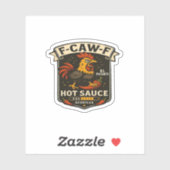 Crow Humor Funny Gothic F-Caw-F Aufkleber (Blatt)