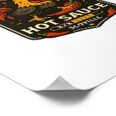 Crow Humor Funny Gothic F-Caw-F Poster (Ecke)