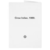 Crow indian, 1880 (Hinten)
