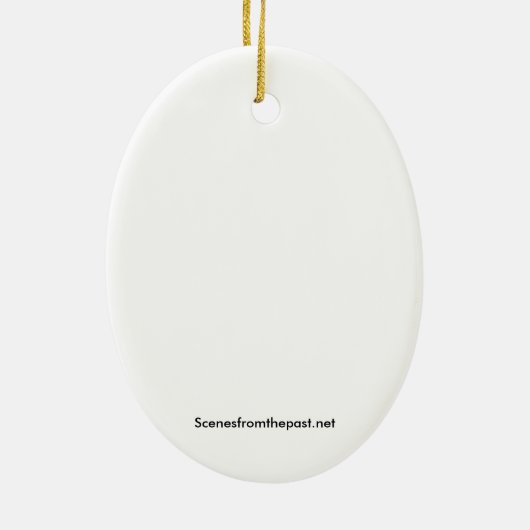 Crow Indian 1880 Keramik Ornament (Hinten)