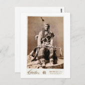 Crow Indian 1880 Postkarte (Vorne/Hinten)
