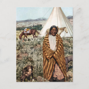 Crow Indian 1902 Postkarte