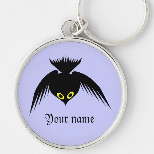 Crow Individuelle Name Schlüsselanhänger (Vorne)