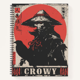 Crow | Japanisch Inspiriert Folklore Notizblock