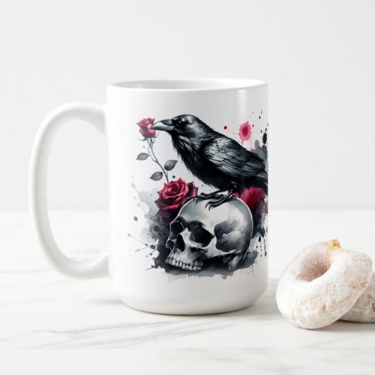 Crow Kaffeetasse (Mit Donut)