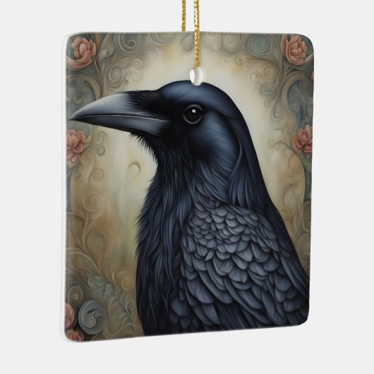 Crow Keramikornament (Rechts)