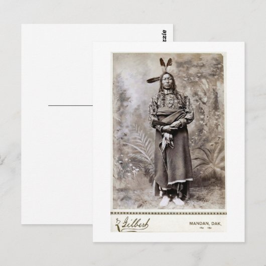 Crow King 1880 Postkarte (Vorne/Hinten)