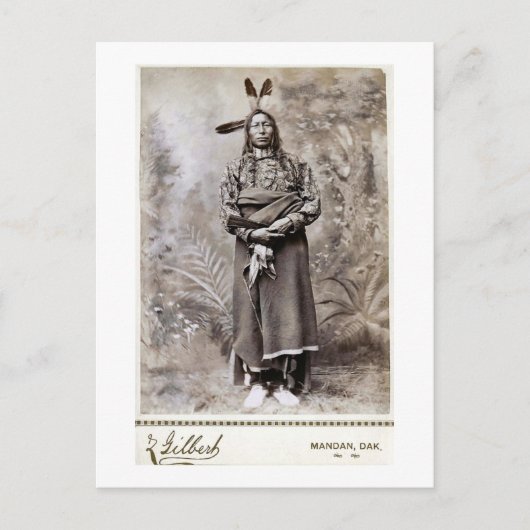 Crow King 1880 Postkarte (Vorderseite)