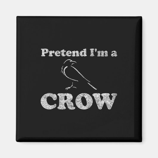 Crow-Kostüm Halloween, so tun, als wäre ich ein Cr Magnet (Vorne)