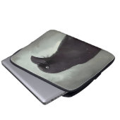 Crow Laptopschutzhülle (Vorne Knopf)