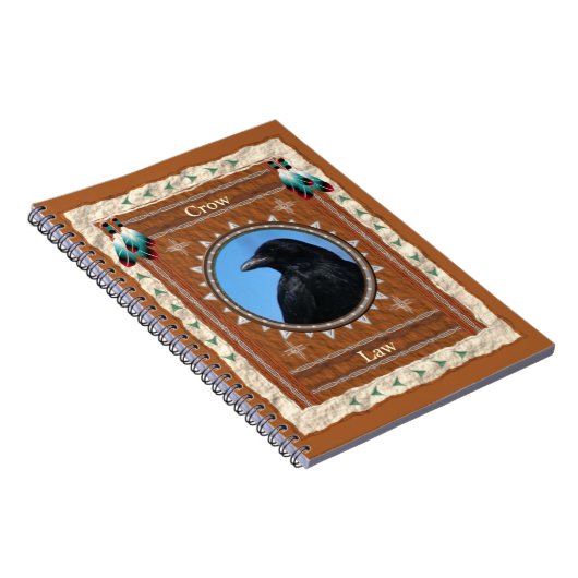 Crow - Law Notebook 80-Seite Notizblock (Rechte Seite)