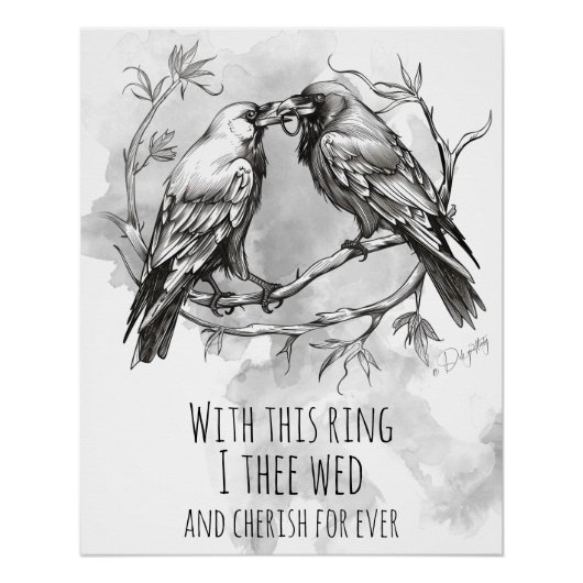 Crow Lover Cherish Forever Poster (Vorderseite)