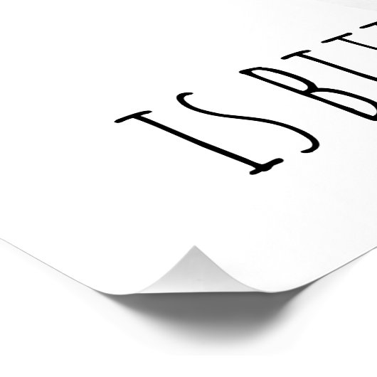 Crow Lover Empty Nest Poster (Ecke)