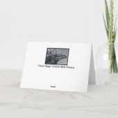 Crow Magi Christmas Card Feiertagskarte (Rückseite)