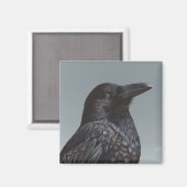 Crow Magnet (Vorderseite/Rückseite)