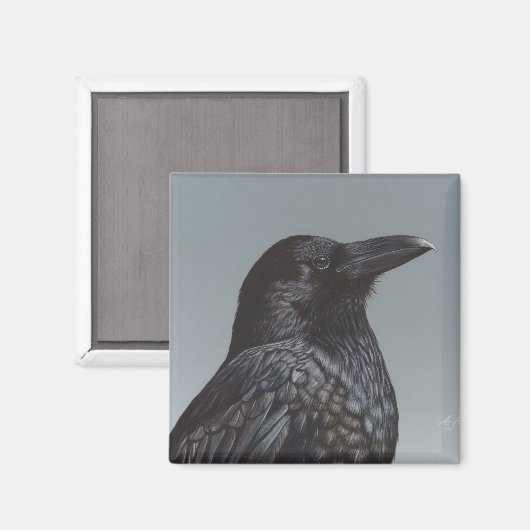 Crow Magnet (Vorderseite/Rückseite)