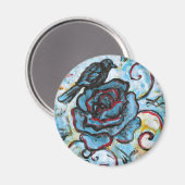 Crow Magnet (Vorderseite/Rückseite)