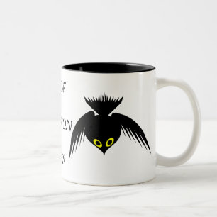 Crow Magnon Man Custom-Tasse Zweifarbige Tasse