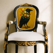 Crow mit Blume Gewindepapier für Dekoupage Seidenpapier