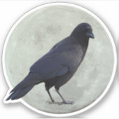 Crow Moon Aufkleber (Vorderseite)