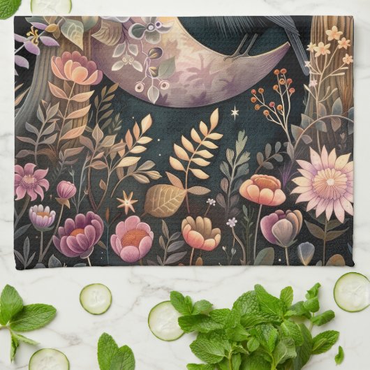 Crow Moon Küchentücher (Gefaltet)