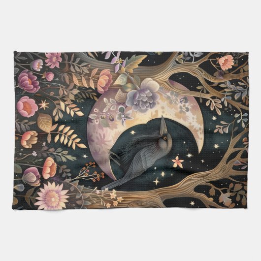 Crow Moon Küchentücher (Horizontal)