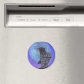 Crow Moon Magnet (In Situ (Geschirrspüler))