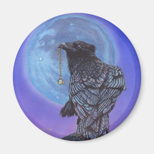 Crow Moon Magnet (Vorne)