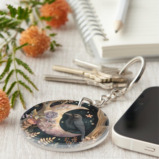 Crow Moon Schlüsselanhänger (Vorderseite rechts)