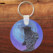 Crow Moon Schlüsselanhänger (Vorderseite)