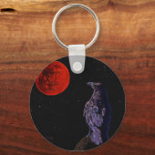 Crow Moon Schlüsselanhänger (Vorderseite)