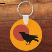 Crow Moon Schlüsselanhänger (Vorderseite)