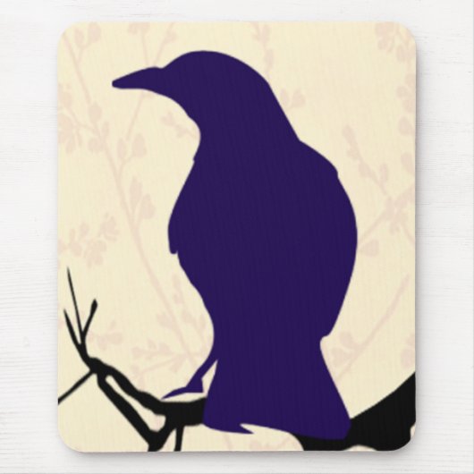 Crow Mouse Pad Mousepad (Vorne)
