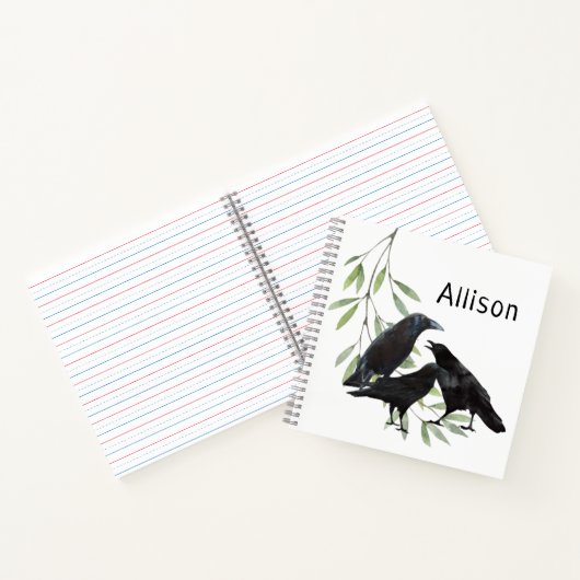 Crow Notebook Notizblock (Innenseite)