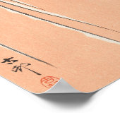 Crow on Snowy Branch von Ohara Koson (1900-1930) Poster (Ecke)