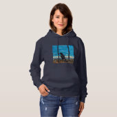 Crow on the Beach 2 Painting Hoodie (Vorne ganz)