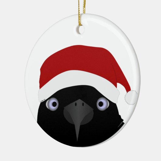 Crow-Ornament essen Keramik Ornament (Links)