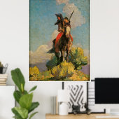 Crow Outlier von William Herbert Dunton Poster (Heimbüro)