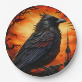 Crow Pappteller (Vorderseite)