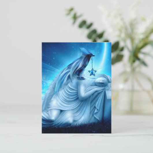 Crow Phoenix Postkarte (Stehend Vorderseite)