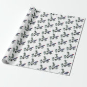 Crow Pine Holiday Wrapping Paper Geschenkpapier (Ungerollt)