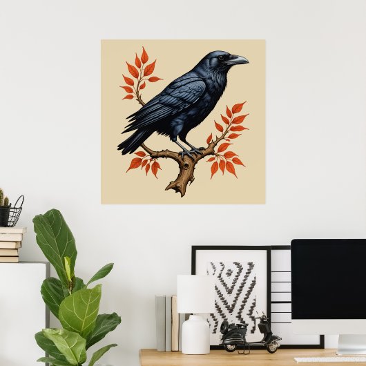 Crow Poster (Heimbüro)