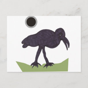 Crow Postkarte