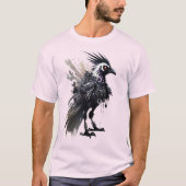 Crow Punk 01 T-Shirt (Vorderseite)