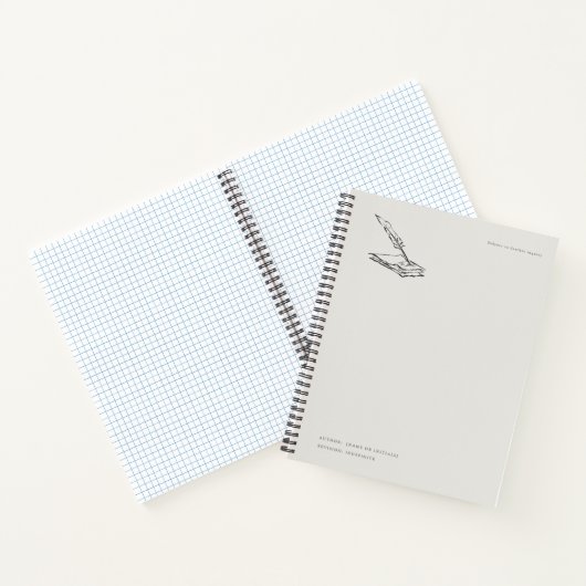 Crow-quilled Notebook- Regency Correspondence  Notizblock (Innenseite)